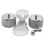 Weighted foreskin restoration retainer kit with bell and gripper